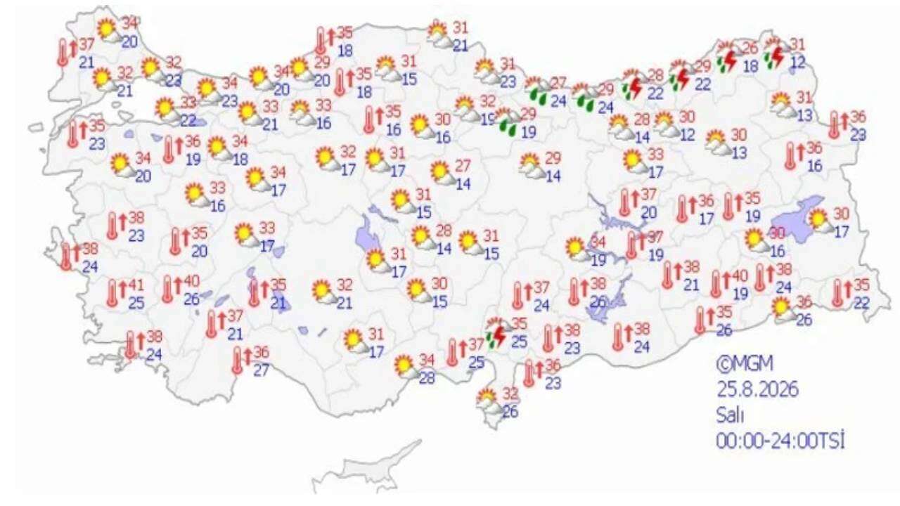 Meteoroloji gün gün uyardı: Aşırı sıcakların ardından o illere gökgürültülü sağanak geliyor! 6